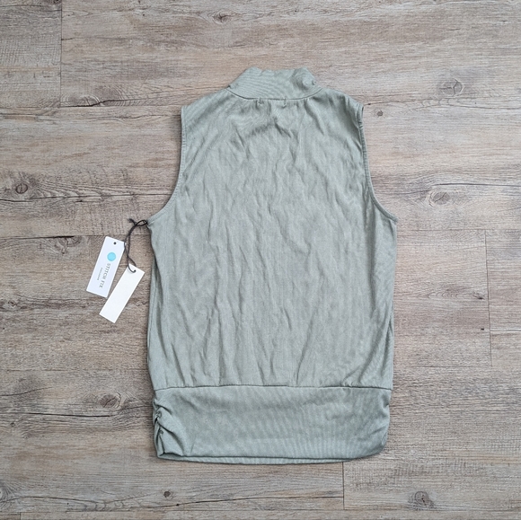 Nine Britton Rocco Mock Neck Knit Top- M - Picture 2 of 3